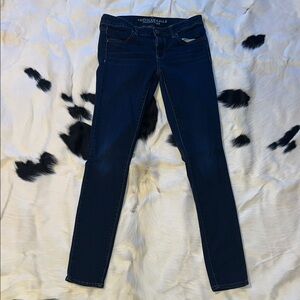American Eagle Outfitters Women's Navy Skinny Jeans